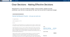 Desktop Screenshot of clear-decisions.com